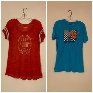 Womens Jeep & MTV tshirts